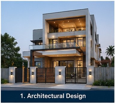 Architectural building plan