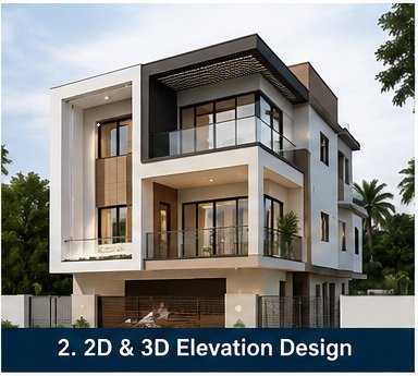 2D and 3D elevation design